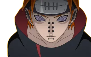 😨 Pain Naruto Anime, Naruto, Pain, Akatsuki, Rinnegan, Personaje, Ninja telegram sticker