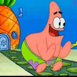 🍨 Patrick Star SpongeBob SquarePants Cartoni animati, Nickelodeon, Spongebob, Patrick, Stella marina telegram sticker