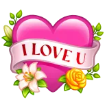 🎁 I LOVE U telegram sticker