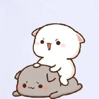🐱 chat, mignon, kawaii, chaton, animal, animal de compagnie telegram sticker