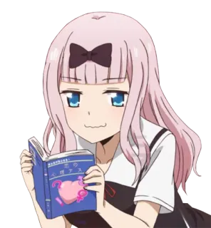 😏 Chika Fujiwara Kaguya-sama: Love Is War 恋愛の心理テスト Anime, Manga, Chika Fujiwara, Kaguya-sama: Love is War, Lesen, Süß telegram sticker