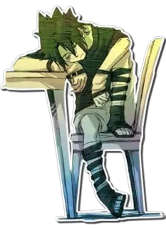 😪 Sasuke Naruto Anime, Sasuke, Naruto, Kreskówka telegram sticker