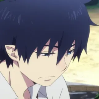☁️ Rin Okumura Blue Exorcist Anime, Blue Exorcist, Rin Okumura telegram sticker