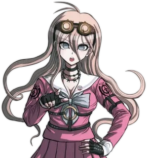 🔩 Miu Iruma Danganronpa V3: Killing Harmony anime, Danganronpa, Miu Iruma, engineer, video game telegram sticker