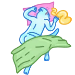 😴 sleeping, dreaming, pillow, blanket, night, rest telegram sticker