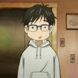 🌊 Yuri Katsuki Yuri on Ice Аниме, Фигурное катание, Персонаж, Yuri on Ice telegram sticker