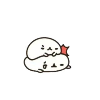 🍥 słodkie, zwierzęta, naklejka, postać, kreskówka, kawaii telegram sticker