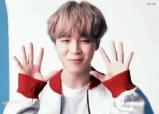 😊 Jimin Jimin, BTS, K-Pop, singer, performer telegram sticker