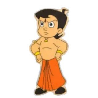 😡 Chhota Bheem Cartoon, Indisch, Figur, Animation telegram sticker