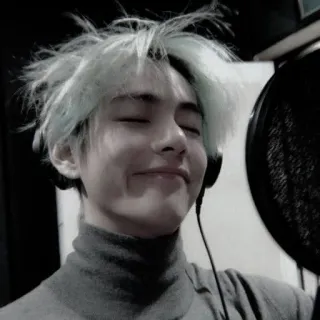 ❌ V певец, музыкант, kpop, BTS, Ким Тэхён whatsapp sticker