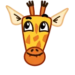 Giraffe Spotty @TgEmodziBot telegram emojis 😂