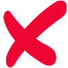 ❌