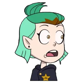 😱 Amity Blight The Owl House cartoon, animated, disney, character, amity blight, owl house telegram sticker