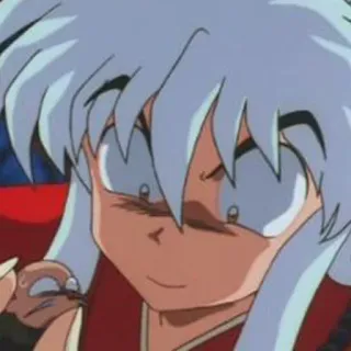 🐶 Inuyasha Anime, Inuyasha, Kreskówka, Śmieszne, Wyrażenie telegram sticker