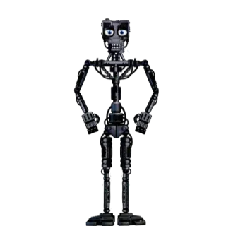 🌟 animatronic, robot, machine, skeleton, metal telegram sticker