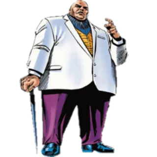 😶 Kingpin Kingpin, Marvel, cattivo, fumetto, personaggio, Wilson Fisk telegram sticker