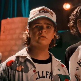 😐 Dustin Henderson Stranger Things HELLFIRE CLUB stranger things, dustin henderson, hellfire club, netflix, anos 80, série, personagem, fan art telegram sticker