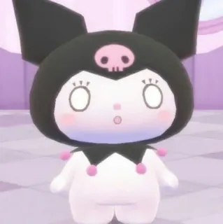 😯 Kuromi Kuromi, Sanrio, Anime, Kawaii, Fofo, Personagem, Desenho animado whatsapp sticker