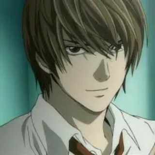 🙂 Light Yagami Death Note Anime, Death Note, Light Yagami, Mangá, animado, animação japonesa telegram sticker
