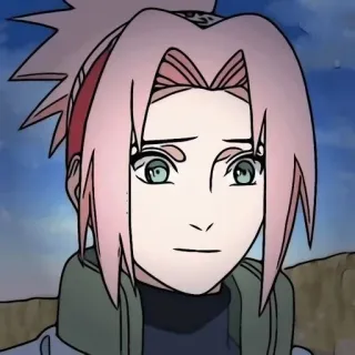 🌸 Sakura Haruno Naruto Anime, Sakura, Haruno, Naruto, Naklejka, Manga, Kreskówka telegram sticker