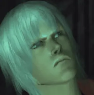 👺 Vergil Devil May Cry vergil, devil may cry, video game, anime, character telegram sticker