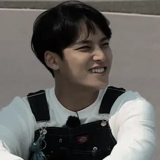 ♠️ kpop, azjatycki, idol, uśmiech, szczęśliwy telegram sticker