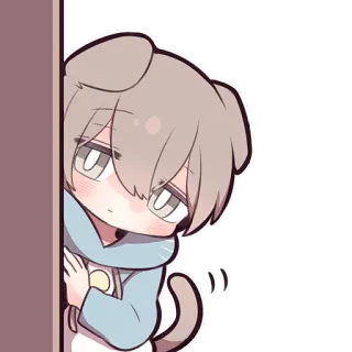 😶 アニメ, 犬, 可愛い, ステッカー, 漫画, かわいい telegram sticker