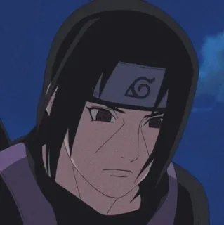 🎼 Itachi Naruto Аниме, Наруто, Итачи, Манга, Ниндзя, Учиха, Шаринган telegram sticker