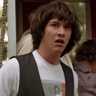 🤨 Keanu Reeves นักแสดง, ภาพเหมือน, คนดัง, ภาพยนตร์, ผู้ชาย whatsapp sticker