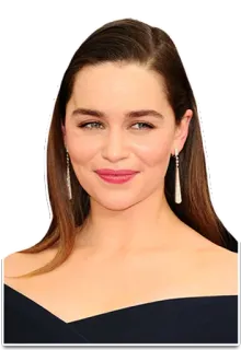 😊 Emilia Clarke 여배우, 초상화, 여자, 유명인, 에밀리아 클라크 telegram sticker