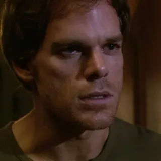 😬 Dexter Morgan Dexter crimen, sangre, asesino en serie, serie, Dexter telegram sticker