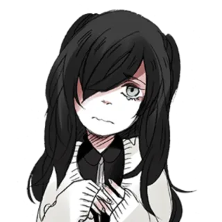 🥺 Anime, Fille, Portrait, Manga, Emo telegram sticker