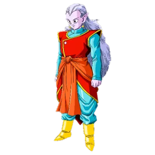 🙋 Supreme Kai Dragon Ball Z Anime, Desenho animado, Senhor Kaioh Supremo, Dragon Ball Z, Personagem telegram sticker