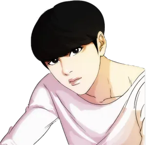 🙄 Anime, Dessin animé, Coréen, Beau, Homme telegram sticker