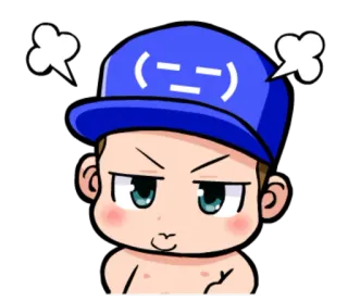 😤 enfadado, dibujos animados, personaje, molesto, emoticono telegram sticker
