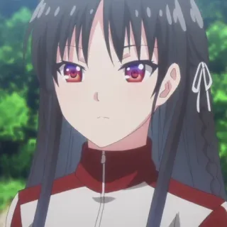😑 Horikita Suzune Classroom of the Elite anime, character, girl, school uniform telegram sticker