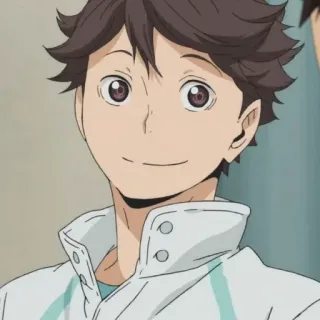 💗 Oikawa Tooru Haikyuu!! Anime, Haikyuu, Oikawa Tooru, Personaggio telegram sticker