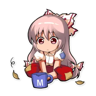 💰 M Anime, Chibi, Cartoon, Kawaii, Niedlich, Sticker telegram sticker