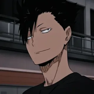 🌟 Kuroo Tetsurou Haikyuu!! anime, haikyuu, kuroo, kuroo tetsurou, manga, character telegram sticker