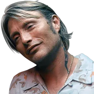😳 Mads Mikkelsen Mads Mikkelsen, actor, celebridad, retrato telegram sticker