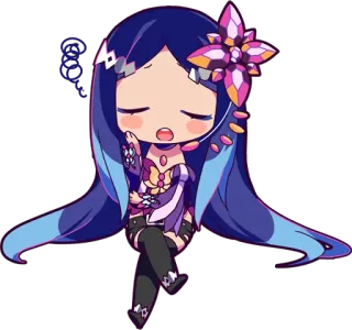 😞 Anime, Chibi, Manga, Kawaii, Lucu, Kartun, Karakter telegram sticker