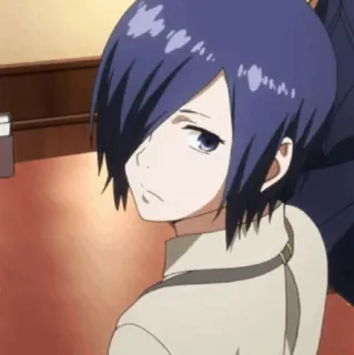 🪁 Touka Kirishima Tokyo Ghoul อนิเมะ, มังงะ, Touka Kirishima, Tokyo Ghoul, การ์ตูน, อนิเมชั่นญี่ปุ่น telegram sticker