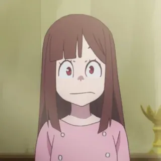 😐 Ursula Callistis Little Witch Academia Anime, Cartone animato, Strega, Ragazza, Magia telegram sticker