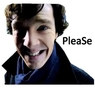 🙄 Sherlock Holmes Sherlock sherlock, benedict cumberbatch, holmes, detective, serie tv telegram sticker