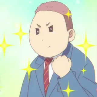➰ Anime, Cartone animato, Personaggio, Manga, Scintillio, Animazione whatsapp sticker