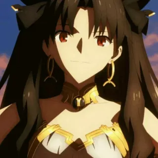 😊 Ishtar Fate/Grand Order anime, personaje, mujer, fate, fate/grand order, ishtar telegram sticker
