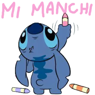 🐨 Stitch Lilo & Stitch MI MANCHI Stitch, Lilo & Stitch, Cartoon, Cute, Alien, Disney telegram sticker