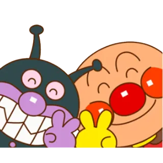 ✌ Anpanman Kartun, Anime, Karakter, Ramah telegram sticker