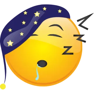 😴 Emoji, Schlaf, Schlafen, zzz, Nacht, Traum telegram sticker