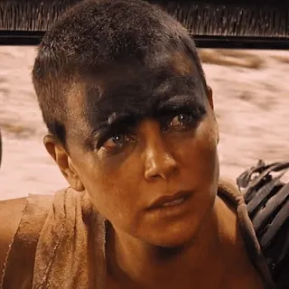 😐 Furiosa Mad Max: Fury Road movie, action, violence, Furiosa, Charlize Theron, post-apocalyptic whatsapp sticker